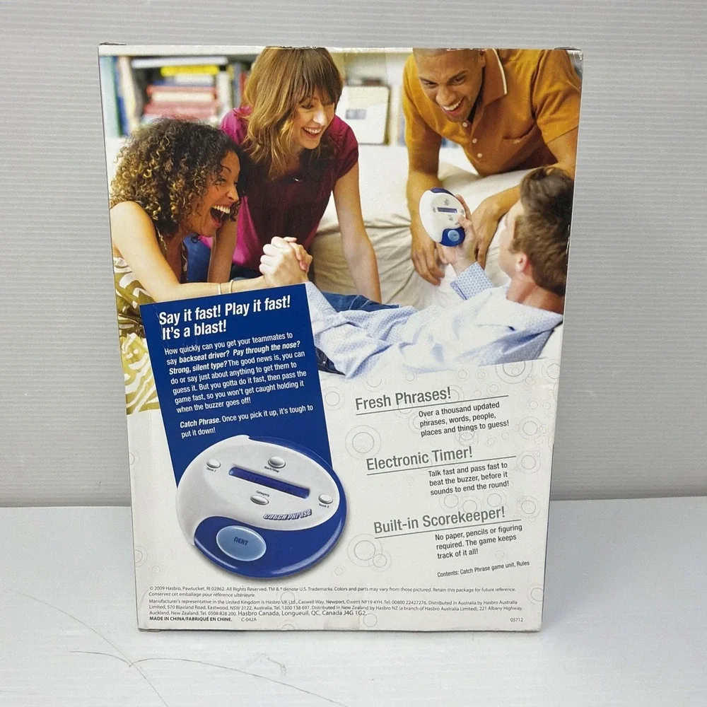 2009 Catch Phrase Electronic Handheld Party Game New Old Stock